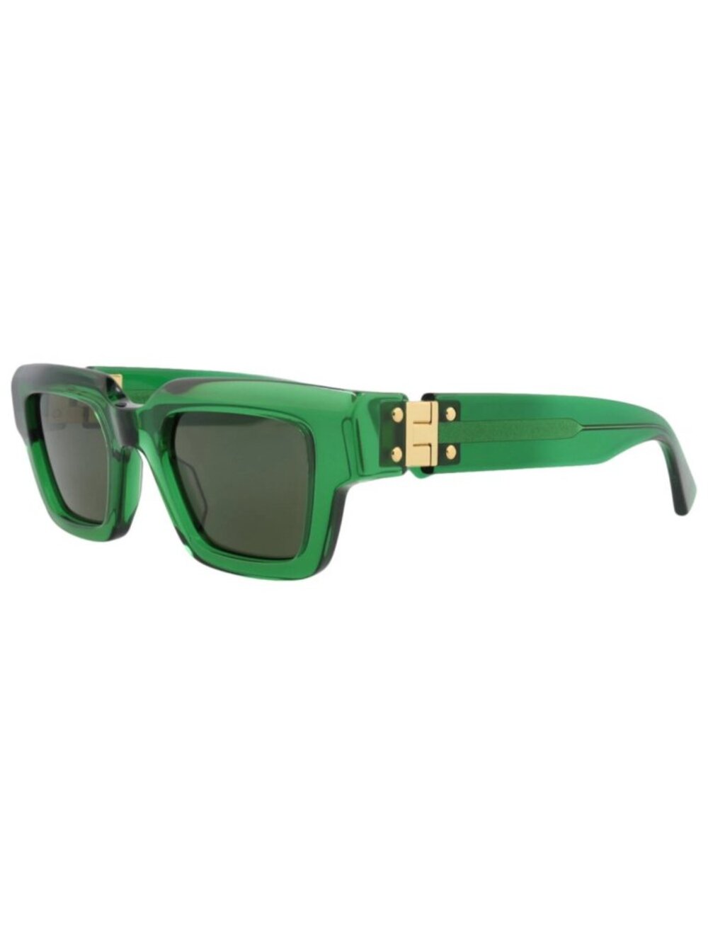 New Bottega Veneta Women's Sunglasses Square Rectangle Recycled Acetate Frame